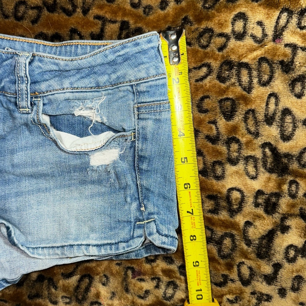 American Eagle Denim Shorts Women’s 4 Distressed Cutoff 2011 AEO - Picture 7 of 8